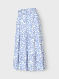 NAME IT Lang Nederdel Vinaya Serenity White Flower